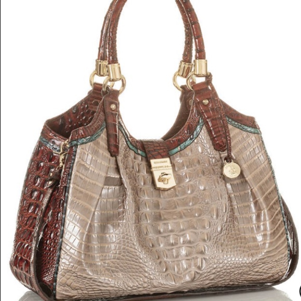 BRAHMIN ELISA MOONSCAPE PORTIA SATCHEL. BRAND NEW with Tags, dust bag, reg card
